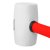 Киянка гумова 680 г, біла гума, фібергласова ручка (MTX, 111979)