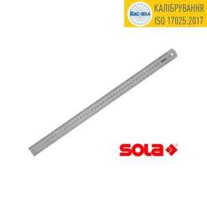 Лінійка сталева розмічувальна SOLA LSB1000 ЛРИ-1000 (калібрування ISO 17025)
