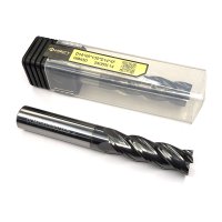 Фреза кінцева твердосплавна HM450 D14*45*100*D14*4F (Hongrui Tools)