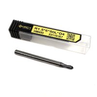 Фреза сферична твердосплавна HM450 R1.5*6*50L*D4 (Hongrui Tools)
