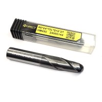 Фреза сферична твердосплавна HM450 R6*24*75L*D12*2T (Hongrui Tools)