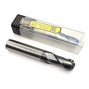 Фреза сферична твердосплавна HM450 R8*32*100L*D16*2T (Hongrui Tools)