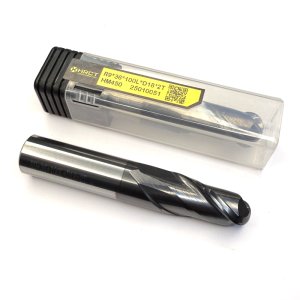 Фреза сферична твердосплавна HM450 R9*36*100L*D18*2T (Hongrui Tools)