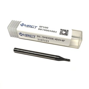 Фреза кінцева твердосплавна HP500 D1.5*4*50L*D4*4F (Hongrui Tools)