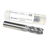 Фреза кінцева твердосплавна HP500 D12*30*75L*D12*4F (Hongrui Tools)