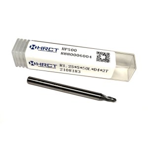 Фреза сферична твердосплавна HP500 R1.25*5*50L*D4*2T (Hongrui Tools)