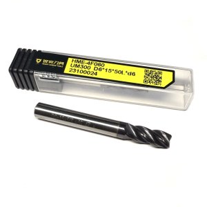 Фреза кінцева твердосплавна HME D6*15*50L*D6*4F (Hongrui Tools)