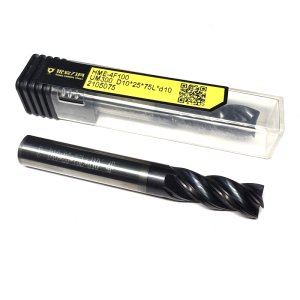 Фреза кінцева твердосплавна HME D10*25*75L*D10*4F (Hongrui Tools)