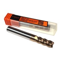 Фреза твердосплавна для загартованої сталі HMH D10*25*75L*D10*4F (Hongrui Tools)