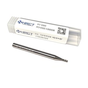 Фреза твердосплавная по титану HT400 D1.5*4*50L*D4*4F (Hongrui Tools)