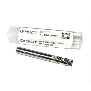 Фреза твердосплавна по титану HT400 D6*15*50L*D6*4F (Hongrui Tools)