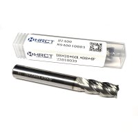 Фреза твердосплавна по титану HT400 D8*20*60L*D8*4F (Hongrui Tools)