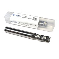 Фреза твердосплавна по титану HT400 D10*25*75L*D10*4F (Hongrui Tools)