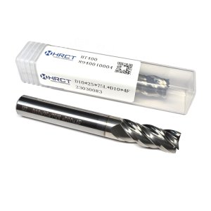 Фреза твердосплавна по титану HT400 D10*25*75L*D10*4F (Hongrui Tools)