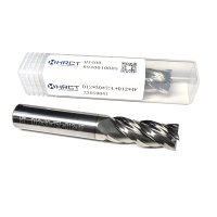 Фреза твердосплавна по титану HT400 D12*30*75L*D12*4F (Hongrui Tools)