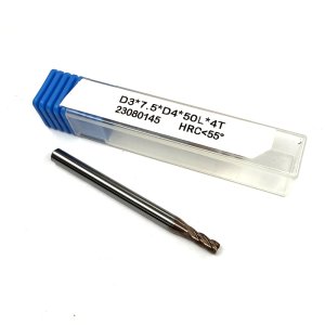 Фреза кінцева твердосплавна D3*7.5*50L*D4*4F (Hongrui Tools)