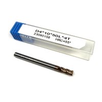 Фреза кінцева твердосплавна D4*10*50L*D4*4F (Hongrui Tools)