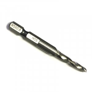 Свердло-мітчик М 5 х 0,8 мм, Р6М5, L=40/20 мм, HEX-1/4" (IS)
