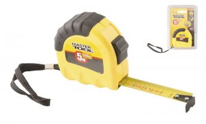 Рулетка 5 м х 19мм, Shiftlock, нейлонове покриття (Mastertool, 62-5019)