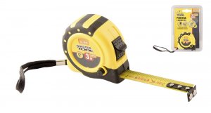 Рулетка 3 м х 16мм, з магнітами, нейлонове покриття (Mastertool, 64-3016)