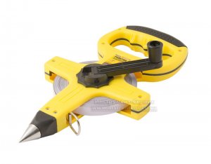 Рулетка геодезична, 30 м х 13 мм, полотно зі сталі (Mastertool, 67-3013)