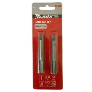 Метчик ручной комплектный М 12 х 1,25 комплект из 2 шт (MTX, 766319)