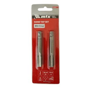 Метчик ручной комплектный М 12 х 1,5 комплект из 2 шт (MTX, 766329)