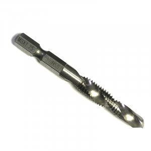 Свердло-мітчик М 8 х 1,25 мм, Р6М5, L=55/27 мм, HEX-1/4" (IS)
