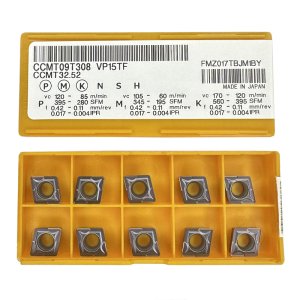 Пластина твердосплавна CCMT09T308 VP15TF (Mitsubishi)