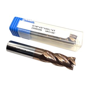 Фреза концевая твердосплавная D18*45*100L*4F (Hongrui Tools)