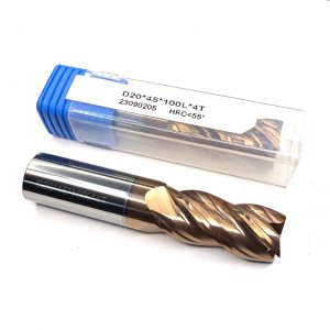 Фреза кінцева твердосплавна D20*45*100L*4F (Hongrui Tools)