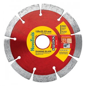 Алмазний круг NovoTools Professional 125 мм*10 мм*22,23 мм Сегмент (DBP125/S)
