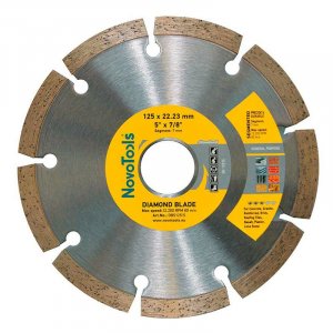 Алмазний круг NovoTools Standart 125 мм*7 мм*22,23 мм Сегмент (DBS125/S)