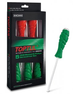 Набір викруток 5 од. ударні SUPER GRIP (TOPTUL, GAAE0403)