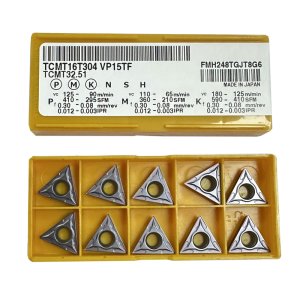 Пластина твердосплавна TCMT16T304 VP15TF (Mitsubishi)