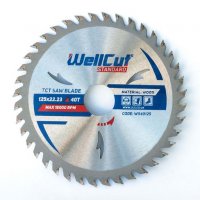 Пильний диск WellCut Standard 125x22мм 40Т (WS40125)