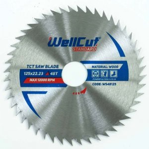 Пильний диск WellCut Standard 125x22,23 48Т (WS48125)