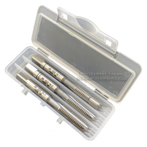 Мітчик ручний XXX 060 DIN 352 М 6 х 1,0 комплект 3 шт. 6H HSSE INOX (Bucovice tools, Чехія)