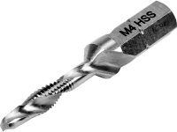 Свердло-мітчик М 4 х 0,7 мм, HSS M2, L=39/5 мм, HEX-1/4" (YATO, YT-44841)