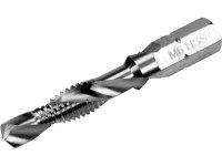 Свердло-мітчик М 6 х 1,0 мм, HSS M2, L=44/8 мм, HEX-1/4" (YATO, YT-44843)