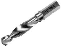 Свердло-мітчик М 8 х 1,25 мм, HSS M2, L=51/11 мм, HEX-1/4" (YATO, YT-44845)