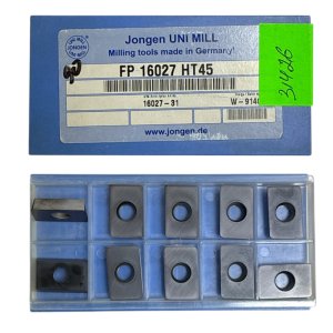 Пластина твердосплавна FP16027-HT45 прямокутна одностороння (20х12,7х4,8) (Jongen)
