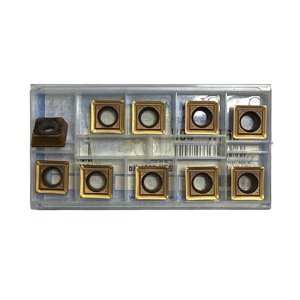 Пластина твердосплавна JDD07-12005R08-HT65 квадратна одностороння (ø12x4,45 R0,8) (Jongen)