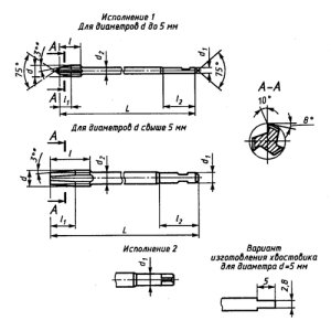 Мітчик гайковий М 12 х 1,5 HSS L=180