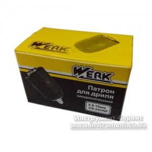 Патрон сверлильный ПС 10 3/8"-24UNF быстрозажимной (Werk, 2937604)