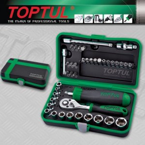 Набір інструменту 1/4" 41од., TOPTUL (GADW4101)