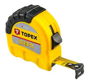 Рулетка 3 м х 16мм, сталева стрічка (Topex, 27C303)