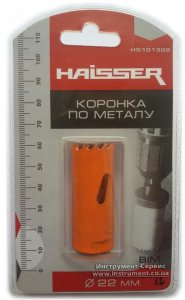 Коронка по металу 22 мм Bi-metal (Haisser, 2117622)