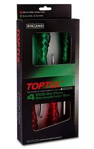 Набір викруток 4 од. ударні SUPER GRIP (TOPTUL, GAAE0403)