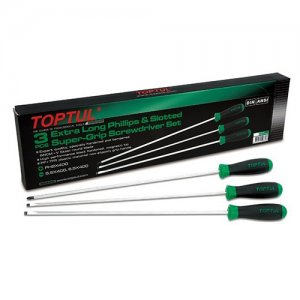 Набір викруток довгих 3 од., (PH2x400, SL5,5x400, SL6,5x400) TOPTUL (GAAE0306)